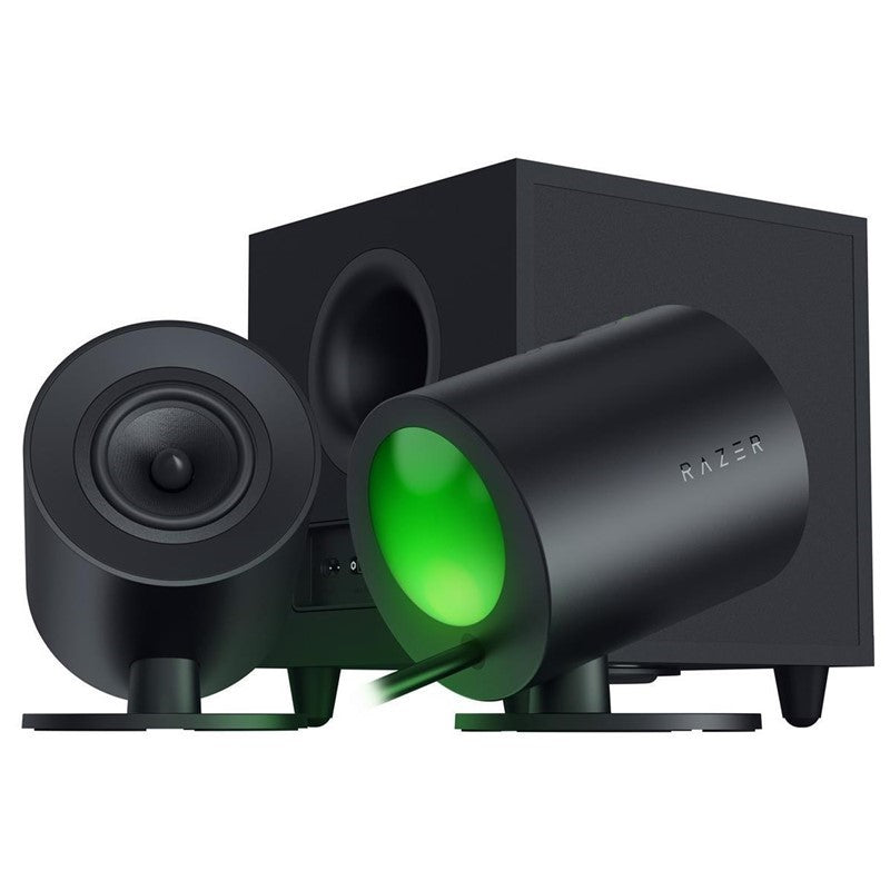 Razer Nommo V2 Full-Range 2.1 PC Gaming Speakers with Wired Subwoofer - Black Razer Nommo V2 Full-Range 2.1 PC Gaming Speakers with Wired Subwoofer - Black